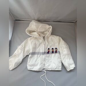All Mine White Cotton Blend Jacket